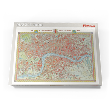 Stadtplan London, 1831 1000 Puzzle Schachtel Ansicht3