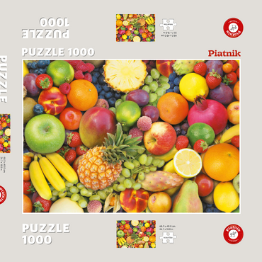 Obst 1000 Puzzle Schachtel 3D Modell
