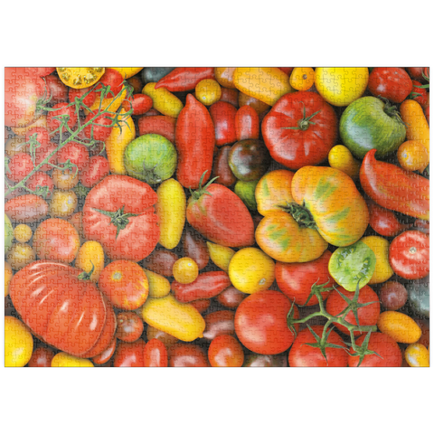 puzzleplate Tomaten 1000 Puzzle