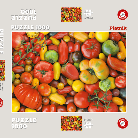 Tomaten 1000 Puzzle Schachtel 3D Modell