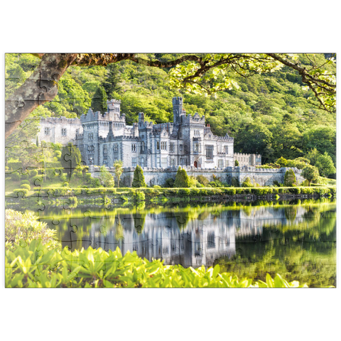 puzzleplate Kylemore Abbey in Connemara, County Galway, Ireland 100 Puzzle