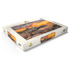 Alternative Darstellung des Puzzle-Motivs Portland-Leuchtturm bei Sonnenaufgang in New England, Maine, USA – Puzzleteile: 200