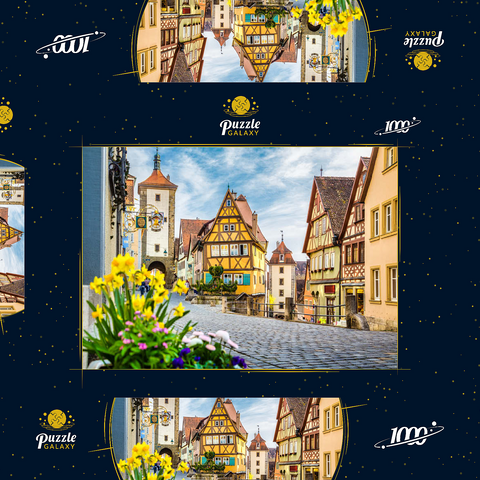 Rothenburg ob der Taube 1000 Puzzle Schachtel 3D Modell