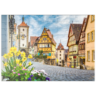 puzzleplate Rothenburg ob der Taube 100 Puzzle