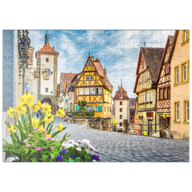 Darstellung des Puzzle-Motivs Rothenburg ob der Tauber – Puzzleteile: 200