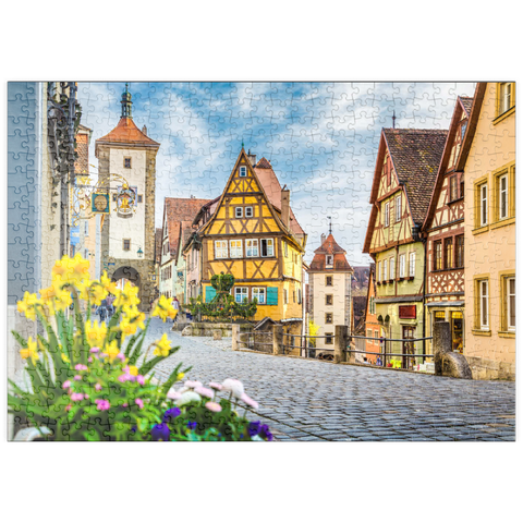 puzzleplate Rothenburg ob der Taube 500 Puzzle