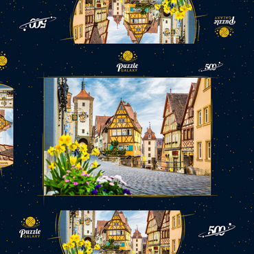 Rothenburg ob der Taube 500 Puzzle Schachtel 3D Modell