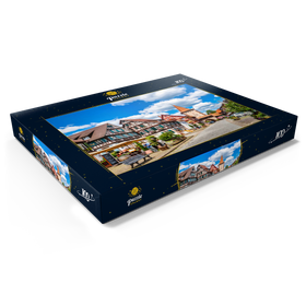 Alternative Darstellung des Puzzle-Motivs Gengenbach, Schwarzwald, Deutschland – Puzzleteile: 100