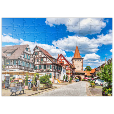 puzzleplate Gengenbach, Schwarzwald, Deutschland 100 Puzzle
