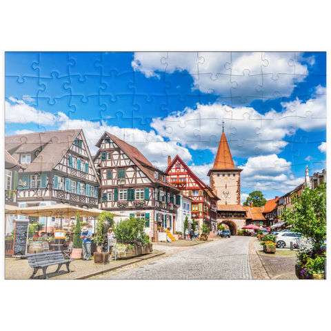 puzzleplate Gengenbach, Schwarzwald, Deutschland 100 Puzzle