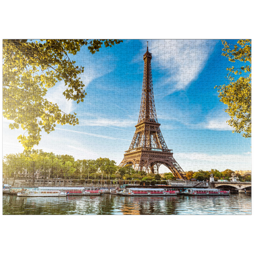 puzzleplate Eiffelturm, Paris. Frankreich 1000 Puzzle