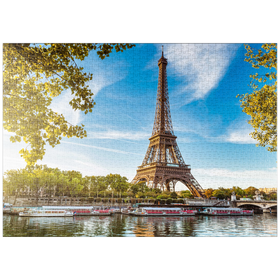 Darstellung des Puzzle Motivs Eiffelturm, Paris. Frankreich - Puzzleteile: 1000