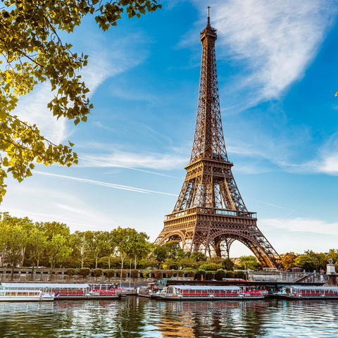 Eiffelturm, Paris. Frankreich 1000 Puzzle 3D Modell