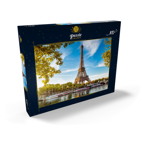 Eiffelturm, Paris. Frankreich 100 Puzzle Schachtel Ansicht2