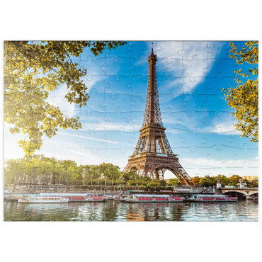 puzzleplate Eiffelturm, Paris. Frankreich 100 Puzzle