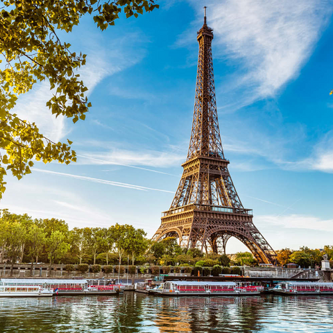 Eiffelturm, Paris. Frankreich 100 Puzzle 3D Modell