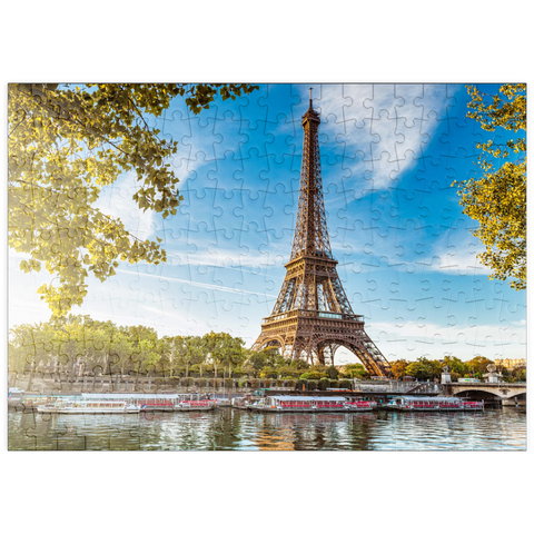 puzzleplate Eiffelturm, Paris. Frankreich 200 Puzzle