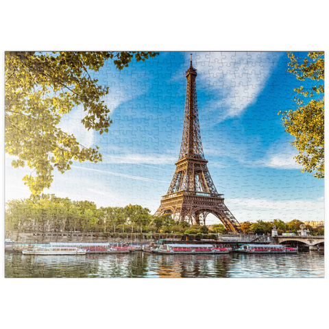 puzzleplate Eiffelturm, Paris. Frankreich 500 Puzzle