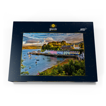 Blick auf Portree vor Sonnenuntergang, Isle of Skye, Schottland 1000 Puzzle Schachtel Ansicht3