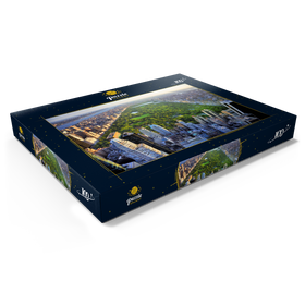 Darstellung des Puzzle Motivs Luftaufnahme des Central Park, Manhattan, New York - Puzzleteile: 100