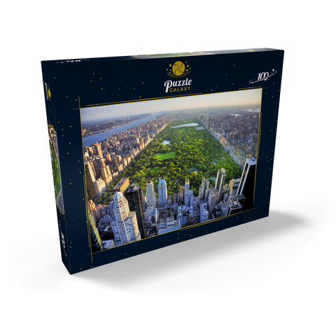 Luftaufnahme des Central Park, Manhattan, New York 100 Puzzle Schachtel Ansicht2