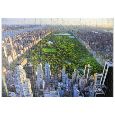 puzzleplate Luftaufnahme des Central Park, Manhattan, New York 200 Puzzle