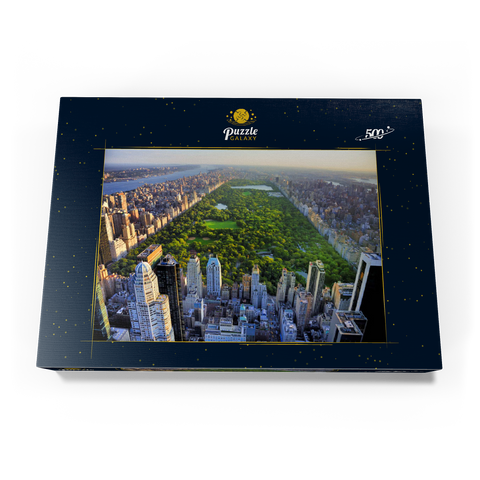 Luftaufnahme des Central Park, Manhattan, New York 500 Puzzle Schachtel Ansicht3