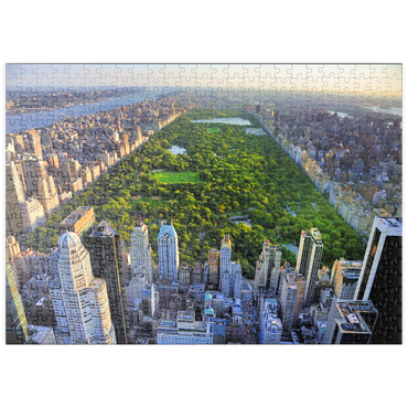 puzzleplate Luftaufnahme des Central Park, Manhattan, New York 500 Puzzle