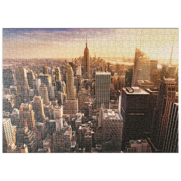 puzzleplate Skyline von New York City 500 Puzzle