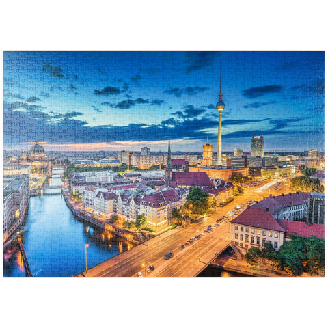 puzzleplate Skyline Berlin 1000 Puzzle
