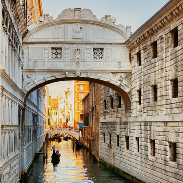 Ponte dei Sospiri (Seufzerbücke), Venedig 1000 Puzzle 3D Modell
