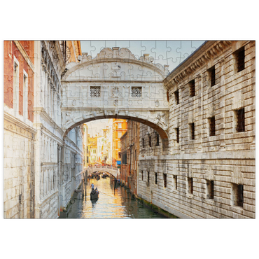 puzzleplate Ponte dei Sospiri (Seufzerbücke), Venedig 200 Puzzle
