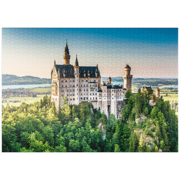puzzleplate Schloss Neuschwanstein, Bayern, Deutschland 1000 Puzzle