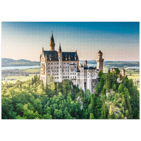 Darstellung des Puzzle Motivs Schloss Neuschwanstein, Bayern, Deutschland - Puzzleteile: 1000