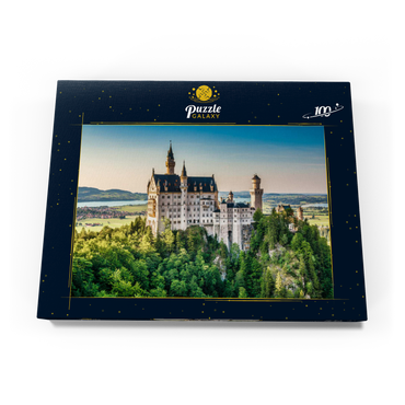 Schloss Neuschwanstein, Bayern, Deutschland 100 Puzzle Schachtel Ansicht3
