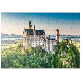 Darstellung des Puzzle Motivs Schloss Neuschwanstein, Bayern, Deutschland - Puzzleteile: 100