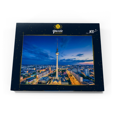 Berliner Fernsehturm 100 Puzzle Schachtel Ansicht3
