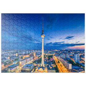 Darstellung des Puzzle-Motivs Berliner Fernsehturm – Puzzleteile: 200
