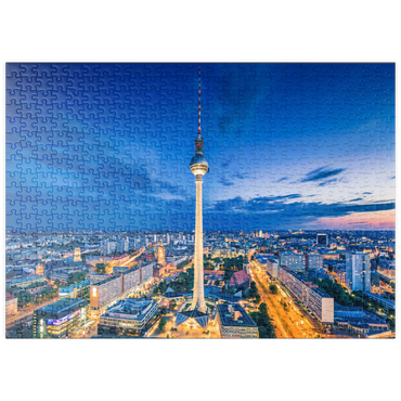 puzzleplate Berliner Fernsehturm 500 Puzzle