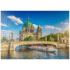 Darstellung des Puzzle-Motivs Historischer Berliner Dom auf der Museumsinsel, Berlin, Deutschland – Puzzleteile: 1000