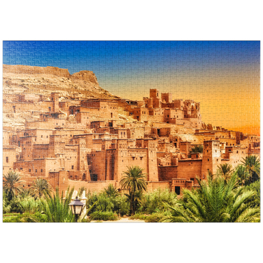 puzzleplate Kasbah Ait Ben Haddou, Marokko 1000 Puzzle