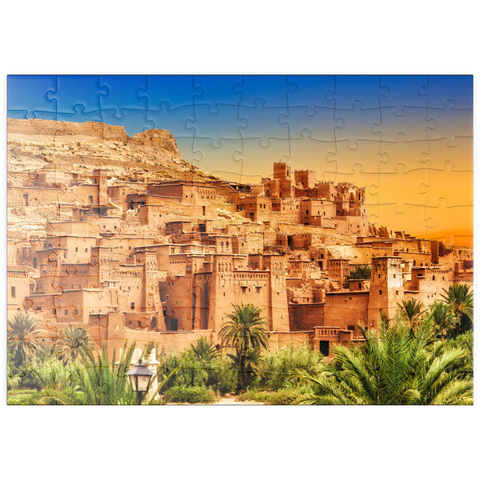 puzzleplate Kasbah Ait Ben Haddou, Marokko 100 Puzzle