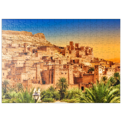 puzzleplate Kasbah Ait Ben Haddou, Marokko 200 Puzzle