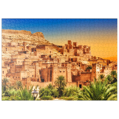 puzzleplate Kasbah Ait Ben Haddou, Marokko 500 Puzzle