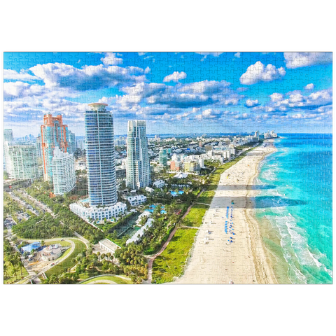 puzzleplate South Beach, Miami Beach, Florida, USA 1000 Puzzle