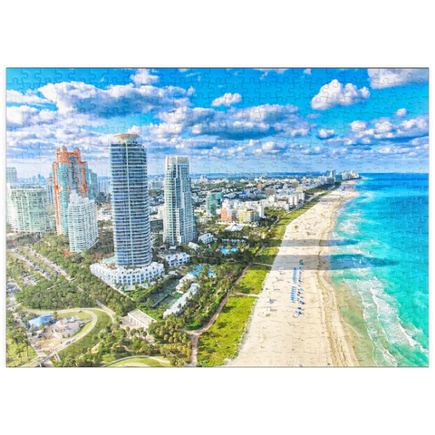 puzzleplate South Beach, Miami Beach, Florida, USA 500 Puzzle