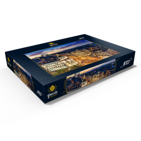Darstellung des Puzzle Motivs Skyline von Madrid, Spanien - Puzzleteile: 1000