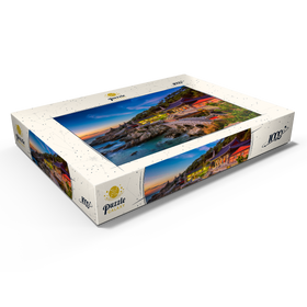 Darstellung des Puzzle Motivs Schöner Sonnenaufgang Haedong Yongongs Temple Busan, Korea - Puzzleteile: 1000