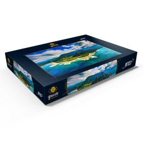 Darstellung des Puzzle Motivs Luftaufnahme auf Na Pali Küste, Kauai, Hawaii - Puzzleteile: 1000