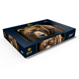 Alternative Darstellung des Puzzle-Motivs Braunbär (Ursus arctos beringianus) – Puzzleteile: 1000